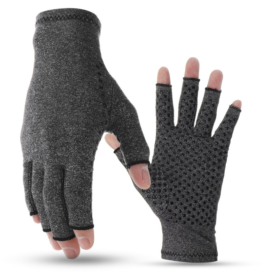 Anti Arthritis Pain Relief Finger Compression Gloves - 1Pair Image 1
