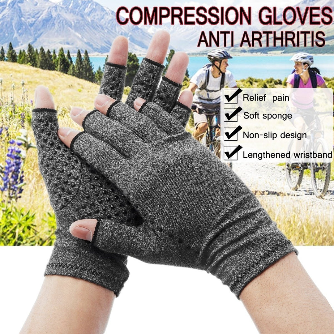Anti Arthritis Pain Relief Finger Compression Gloves - 1Pair Image 9
