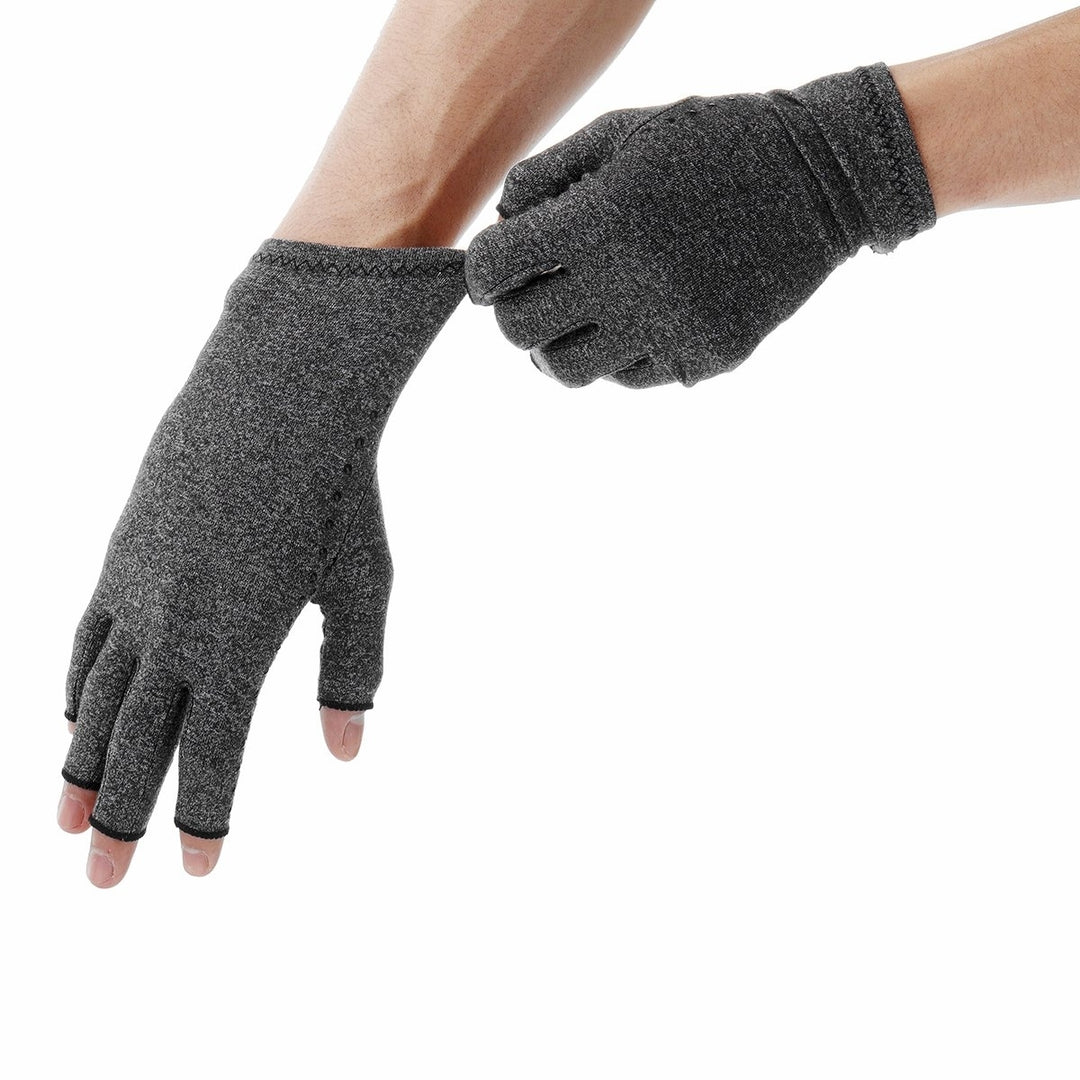Anti Arthritis Pain Relief Finger Compression Gloves - 1Pair Image 11
