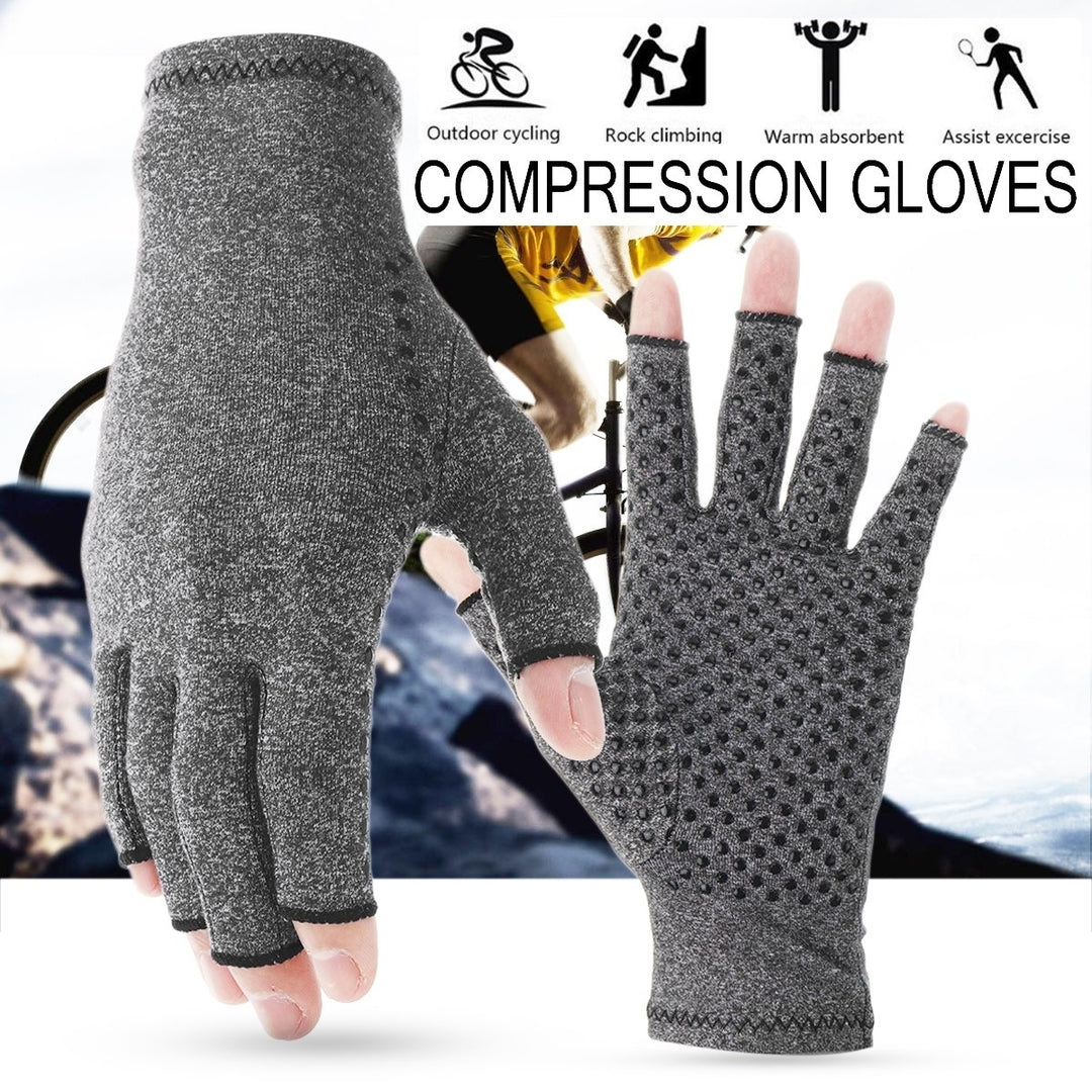 Anti Arthritis Pain Relief Finger Compression Gloves - 1Pair Image 12