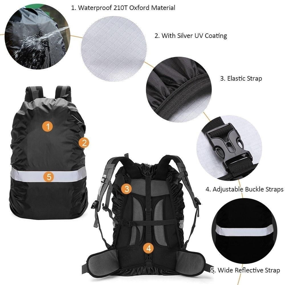 Backpack Cover with Reflective Strip Image 11