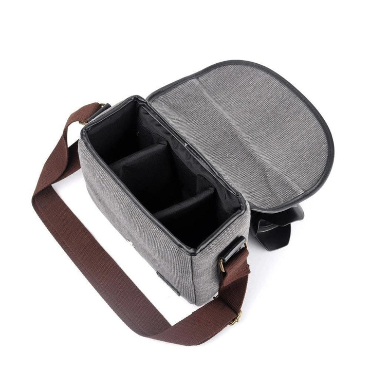 Camera Bag SLR/DSLR Gadget Stylish Retro Shoulder Carrying Photography Accessory Gear Case Image 6