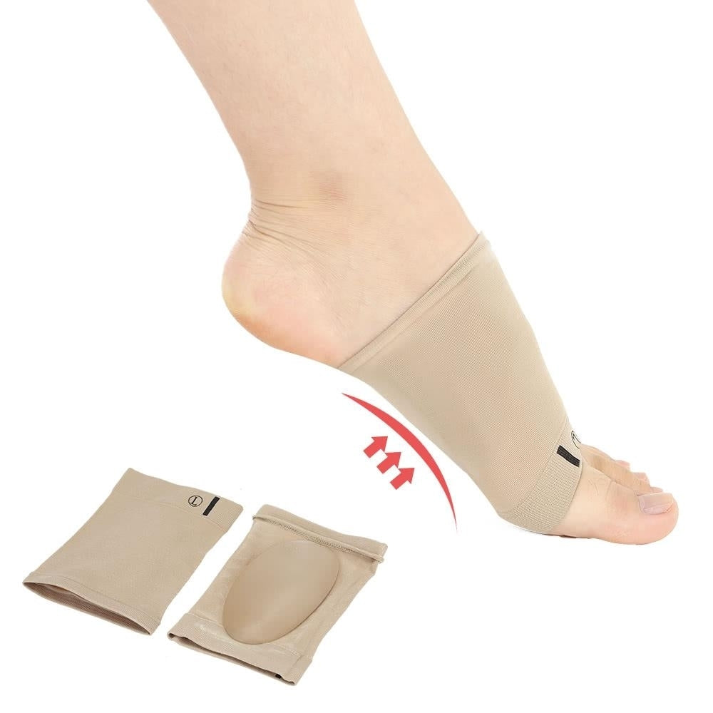 1 Pair Flat Feet Orthotic Plantar Fasciitis Arch Support Sleeve Cushion Pad Heel Spurs Foot Care Image 8