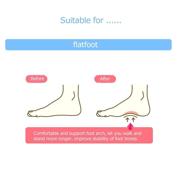 1 Pair Flat Feet Orthotic Plantar Fasciitis Arch Support Sleeve Cushion Pad Heel Spurs Foot Care Image 9