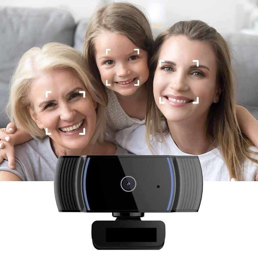 1080P Full HD Autofocus Web Camera with Noise Reduction Mic Image 4
