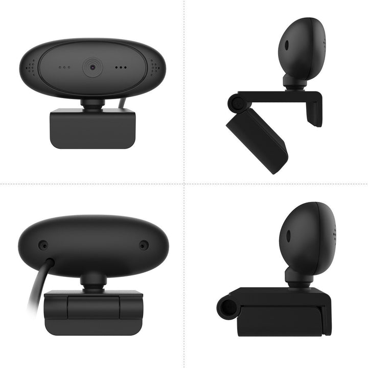 1080P HD Computer Camera Video Conference Webcam 2 M Auto Focus 360 Rotation with Microphone Image 7