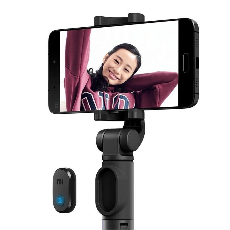 2 in 1 Mini Tripod Selfie Stick (Black) Image 1
