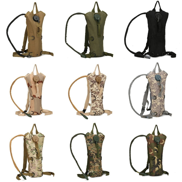Hydration Backpack with 3L Bladder Camouflage Cycling Hiking Running Climbing Outdoor Water Bags Image 10