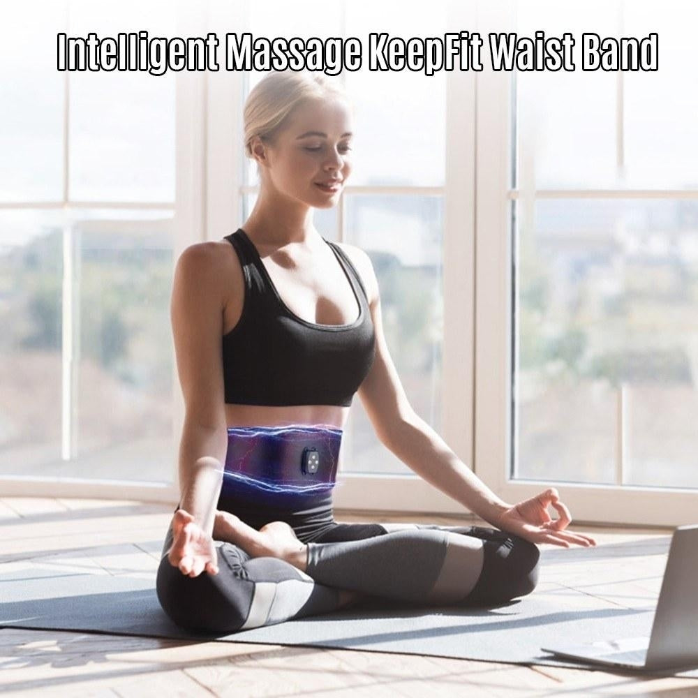 Intelligent Massage Keep Fit Waist Band Belt Gridle Image 11