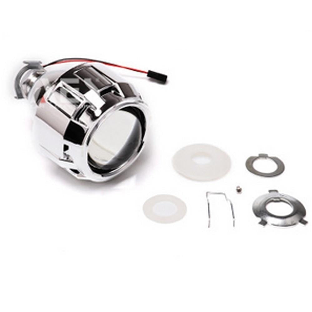2.5" HID Bi-xenon Projector Lens Shroud Frontlight H1 H4 H7 High/Low Beam RHD Right Hand Drive Image 2