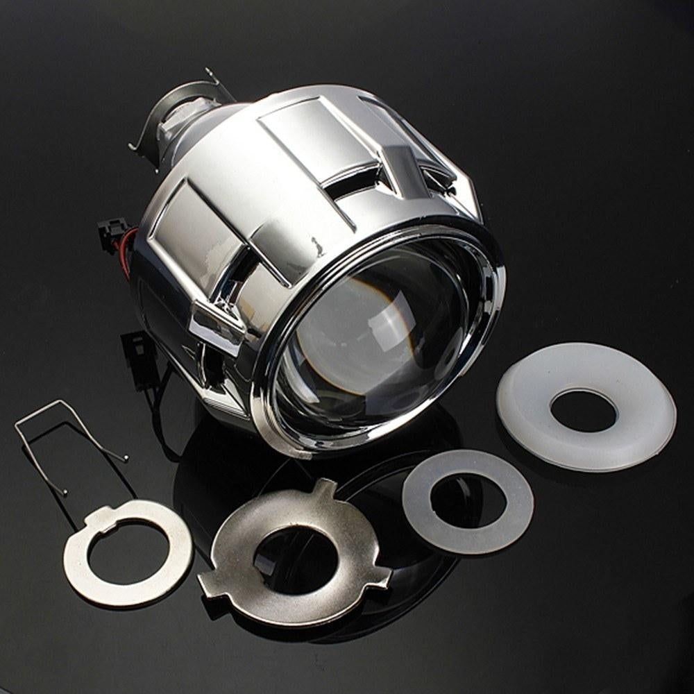 2.5" HID Bi-xenon Projector Lens Shroud Frontlight H1 H4 H7 High/Low Beam RHD Right Hand Drive Image 4