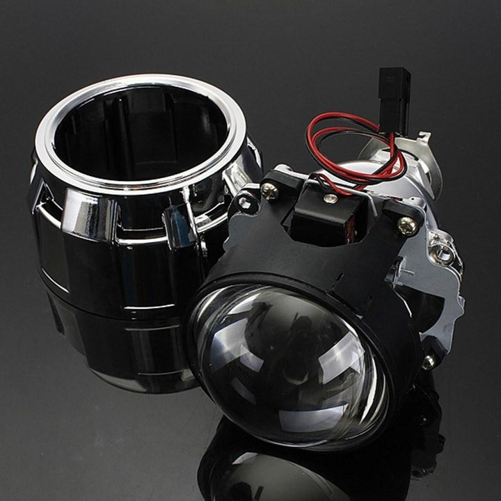 2.5" HID Bi-xenon Projector Lens Shroud Frontlight H1 H4 H7 High/Low Beam RHD Right Hand Drive Image 6