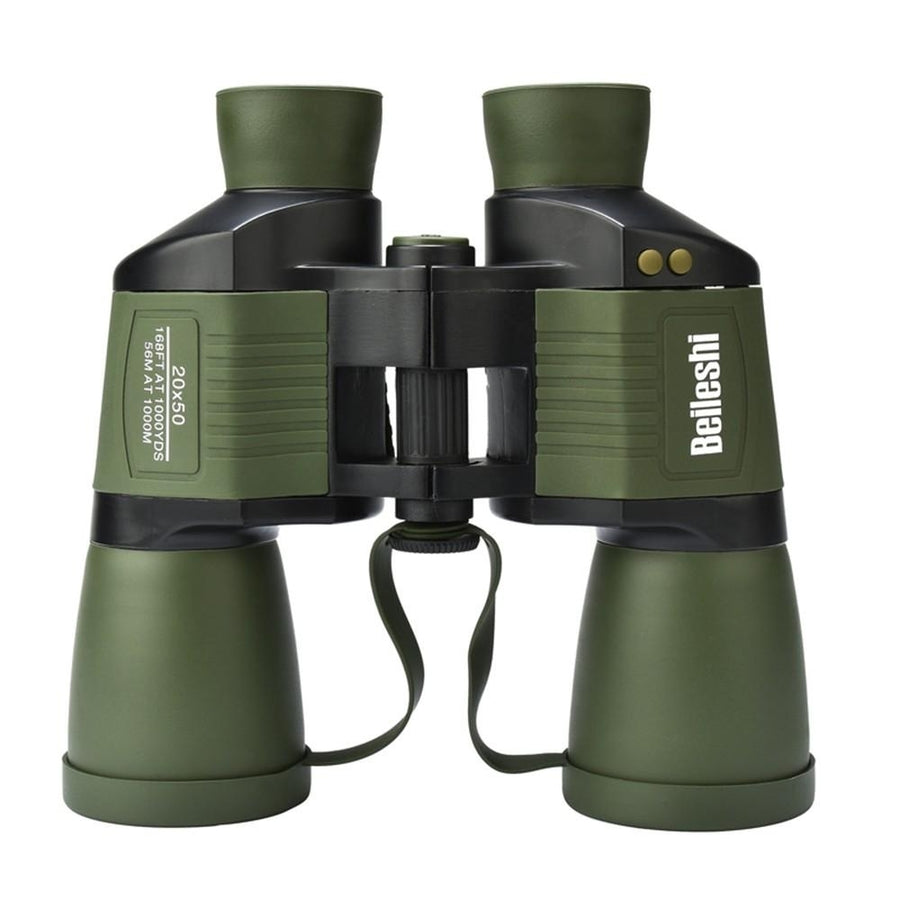 20x50 Binoculars Telescope Illuminated Outdoor Birding Traveling Sightseeing Hunting Rangefinder Scale Image 1