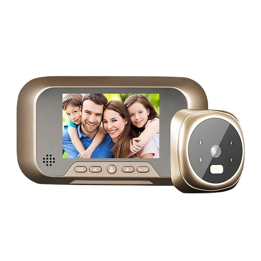 3.0 Digital Door Viewer Smart LCD Peephole Camera HD Monitor with Night Vision Wide View Angle for Home Security Image 1