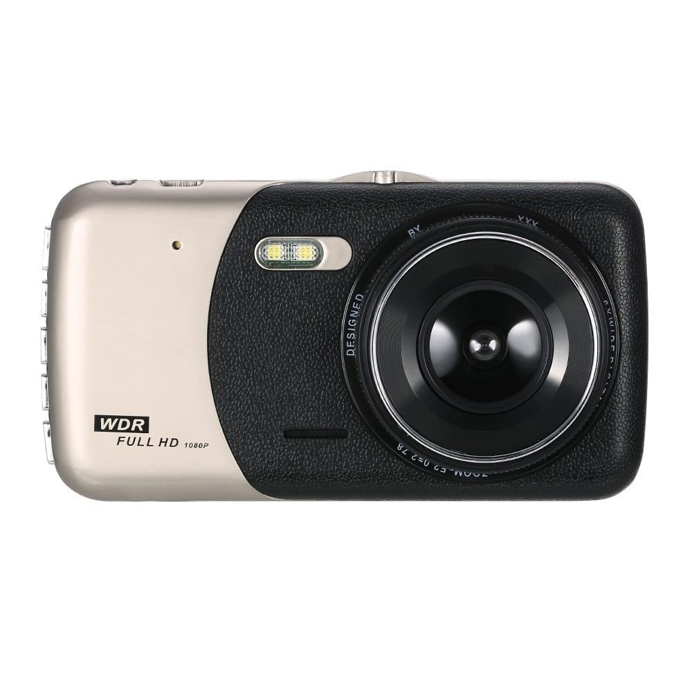 4" Dual Lens 1080P HD Car DVR Dash Cam Camera Camcorder Image 2
