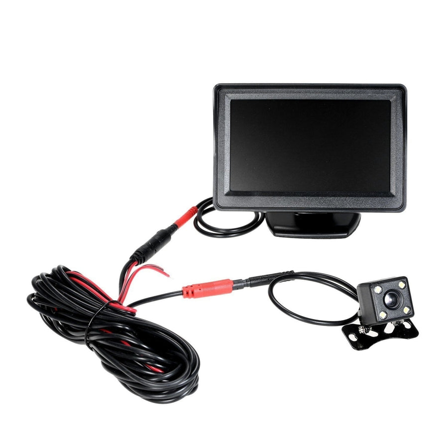 4.3 TFT LCD Monitor Car Vehicle Backup Camera Parking System Rear View Night Vision Image 1
