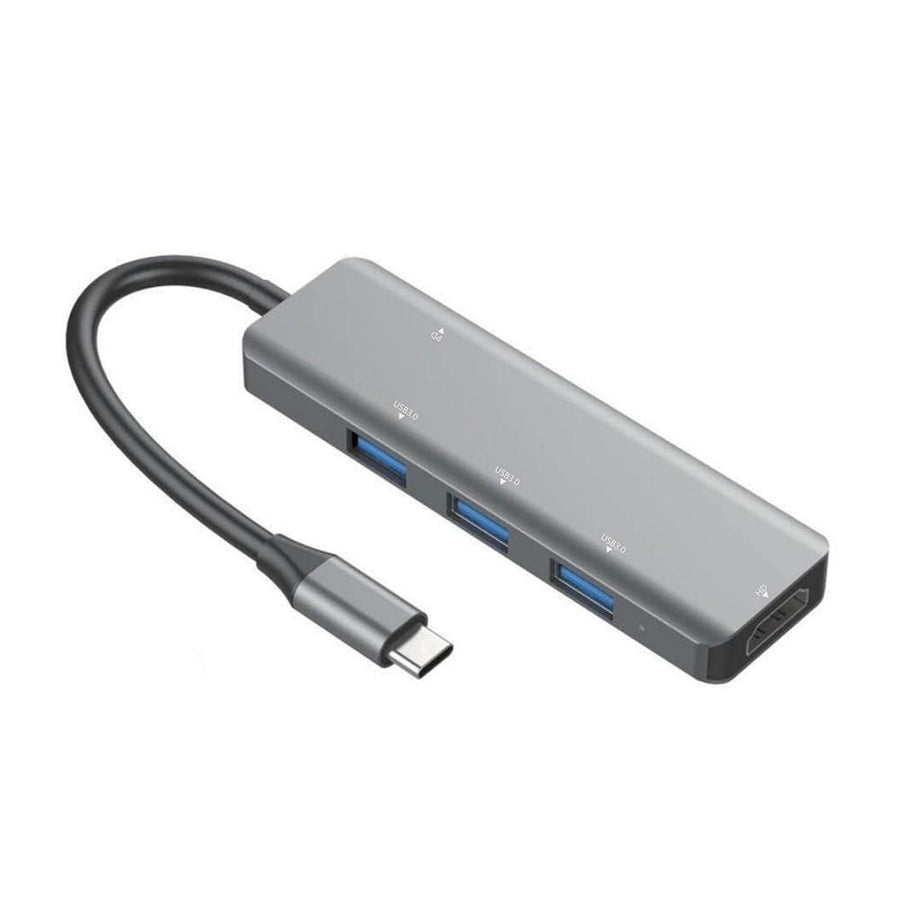 5 in 1 Hub Type-C To USB3.03+PD+HD Intelligent USB Hub Multi-port Adpater Image 1
