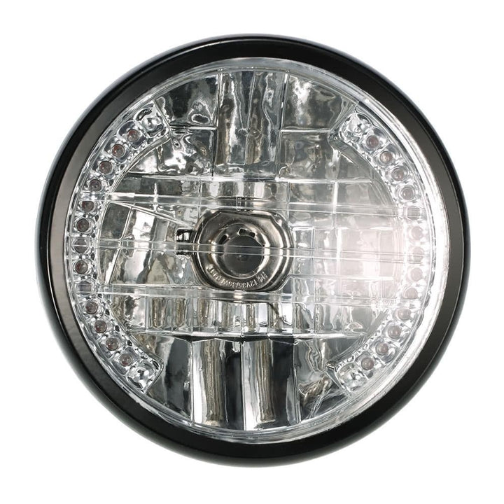 7" Motorcycle Headlight Round LED Turn Signal Indicators Image 4