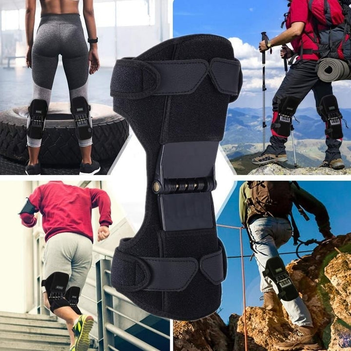 Breathable Knee Joint Brace Protection Booster for Mountaineering Squat Image 6