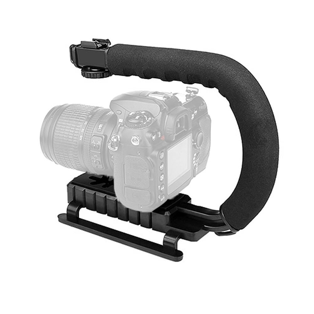 Camera Handheld Holder Flash Bracket U type Hand Motion Stabilizer Stable Frame Grip for Video DSLR SLR Image 2
