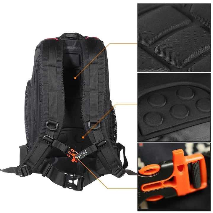 Camera Lens Black Photography Padded Shockproof Water-resistant Backpack for Nikon Canon Sony DSLR Image 6