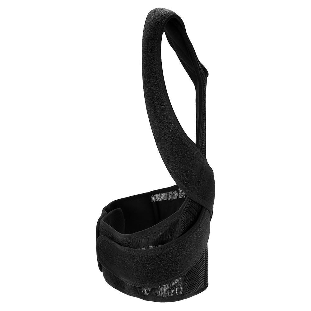 Lumbar Upper Lower Back Support Strap Belt Adjustable Posture Corrector Shoulder Relief Brace Image 8