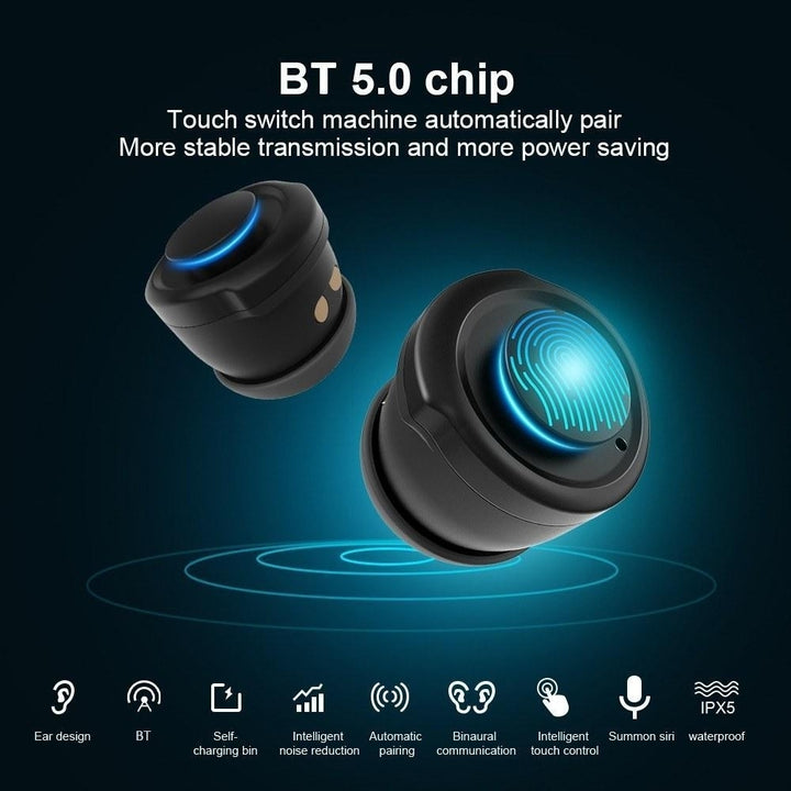 Multi-functional Smart Watch with Two Detachable BT Earbuds Image 11