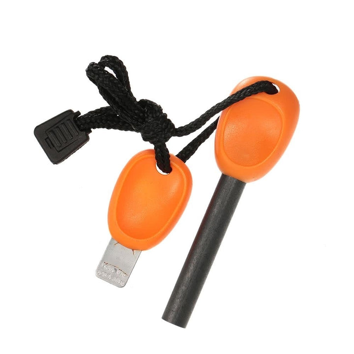 Outdoor Fire Starter Lighter Flint with Emergency Whistle Survival Kit Portable Camping Tool Image 12