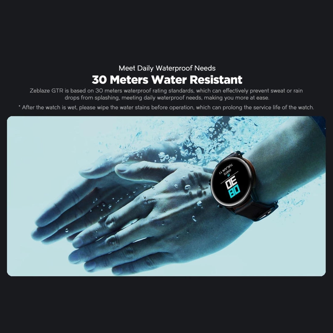 Smart Watch Sport Watch 1.3-Inch IPS Screen BT5.1 Fitness Tracker 30-Meter Waterproof Image 10