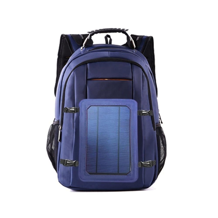 Solar Power Outdoor Charging Backpack with USB Port Waterproof Breathable Image 1