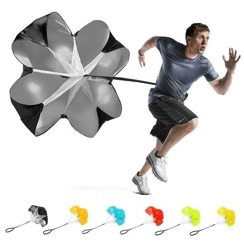 Speed Parachute Strength Training Exercise Tool Equipment Umbrella Soccer Football Outdoor Fitness Image 1