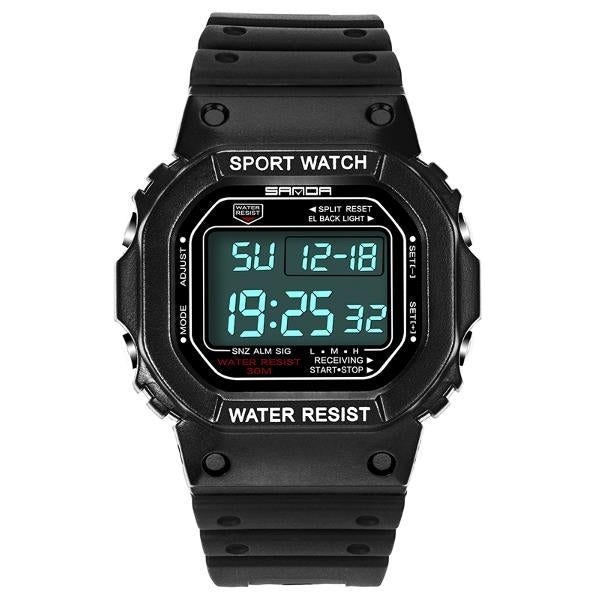 Waterproof Sport Digital Men Watch Fashion LED Display Image 1