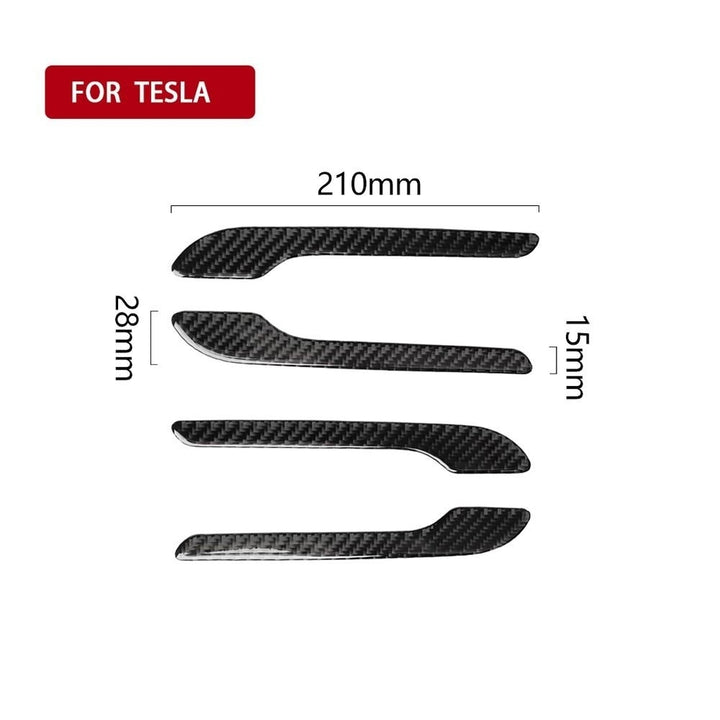 Door Handle Wrap Replacement for Tesla Model 3Anti-Scratch Exterior Cover pack 4 Image 7
