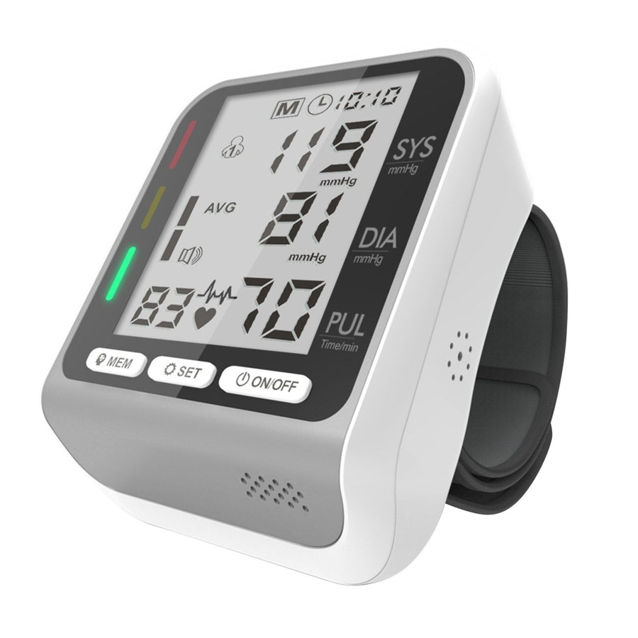 Electronic Wrist Blood Pressure Monitor Image 1