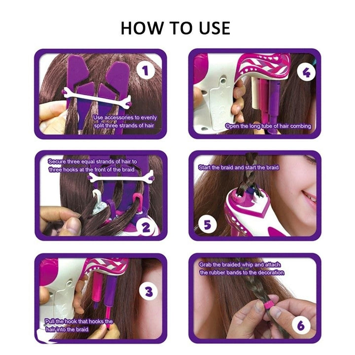 Girls Automatic Hair Braiding Device Image 8