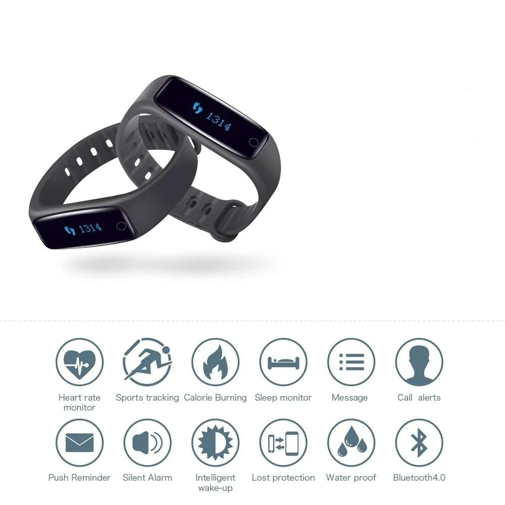Heart Rate Smart BT Sport Watch Wristband Bracelet Fitness Tracker Image 12