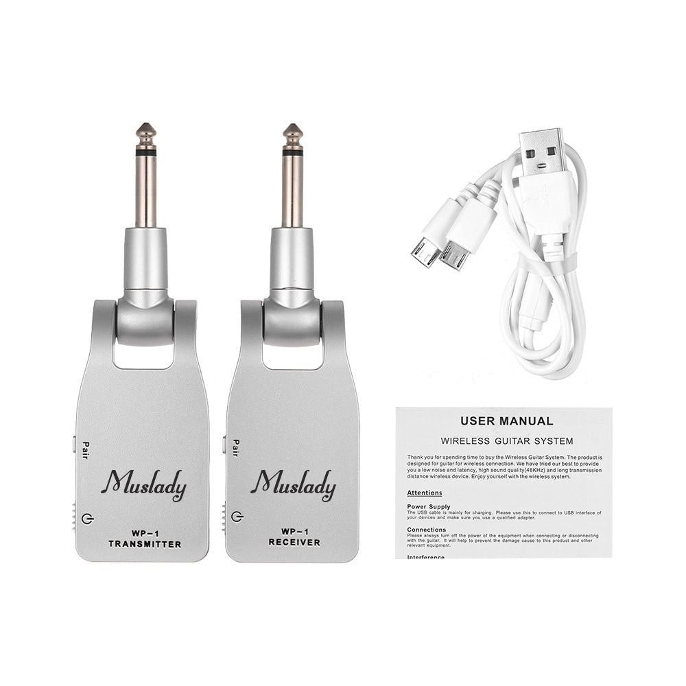 Muslady 2.4G Wireless Guitar System Transmitter and Receiver Image 7