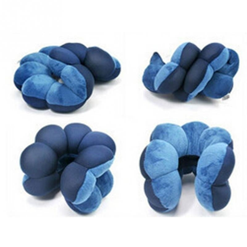 Neck Pillow Microbead Portable Support Work Travel Image 1