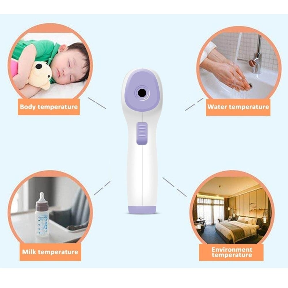 Non-contact Infrared Forehead Thermometer Body Temperature Image 7