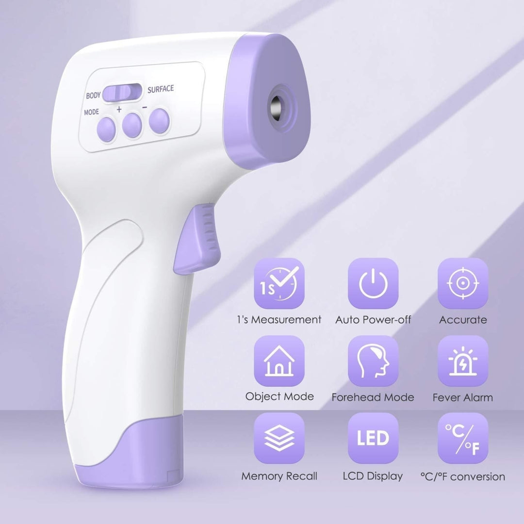 Non-contact Infrared Forehead Thermometer Body Temperature Image 12