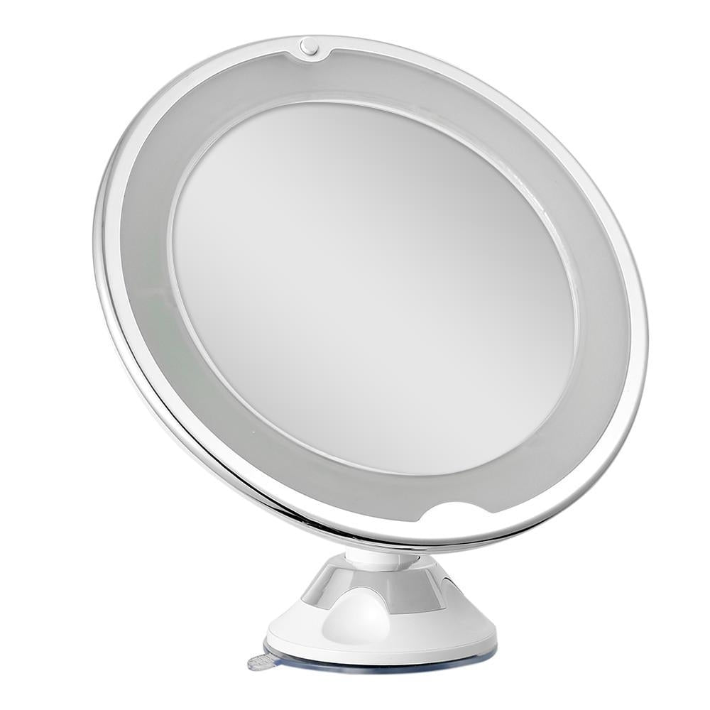 Portable 10x Magnifying Makeup Vanity Mirror with LED Light Image 2