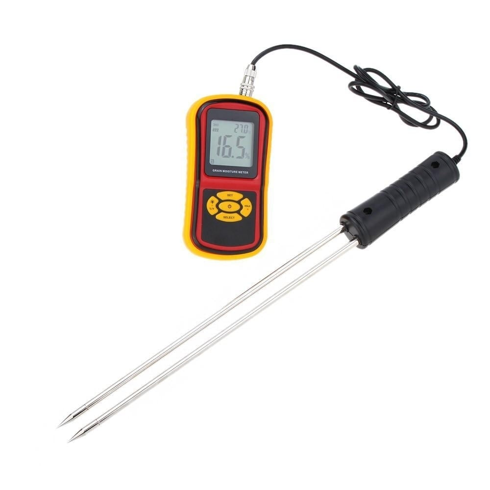 Portable Digital Grain Moisture Meter with Measuring Probe LCD Display Tester for Corn Wheat Rice Bean Hygrometer Image 11