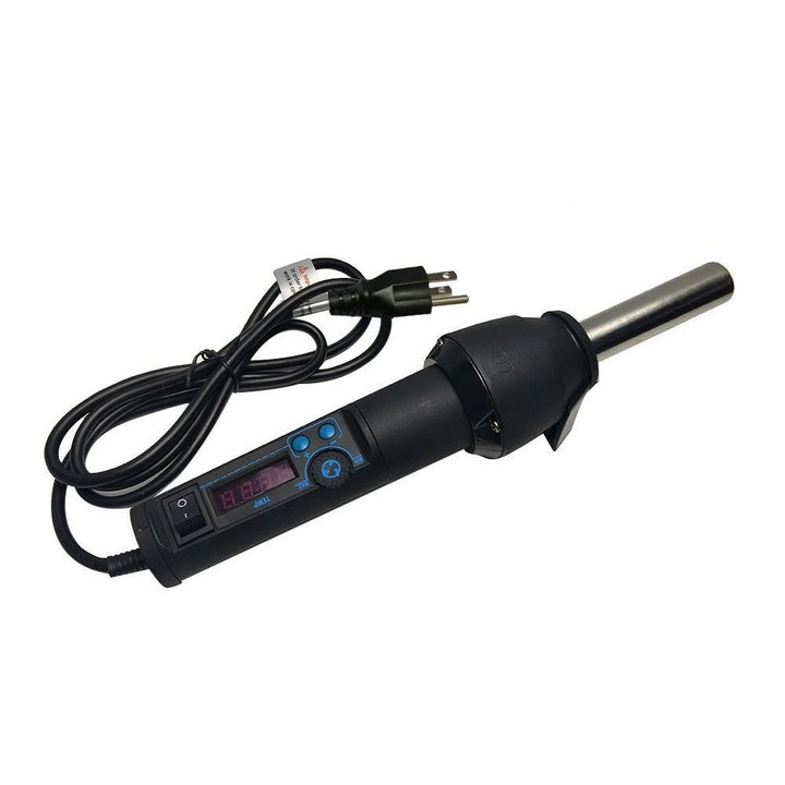 Portable Hot Air Gun with 8 Nozzles Ceramic Heating Core LED Digital Display Flow Temperature Adjustable Image 3