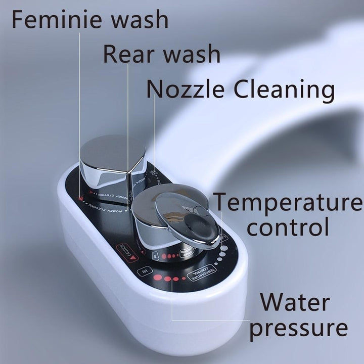 Self Cleaning Bidet Toilet Seat with Water TemperaturePressure Control Image 9
