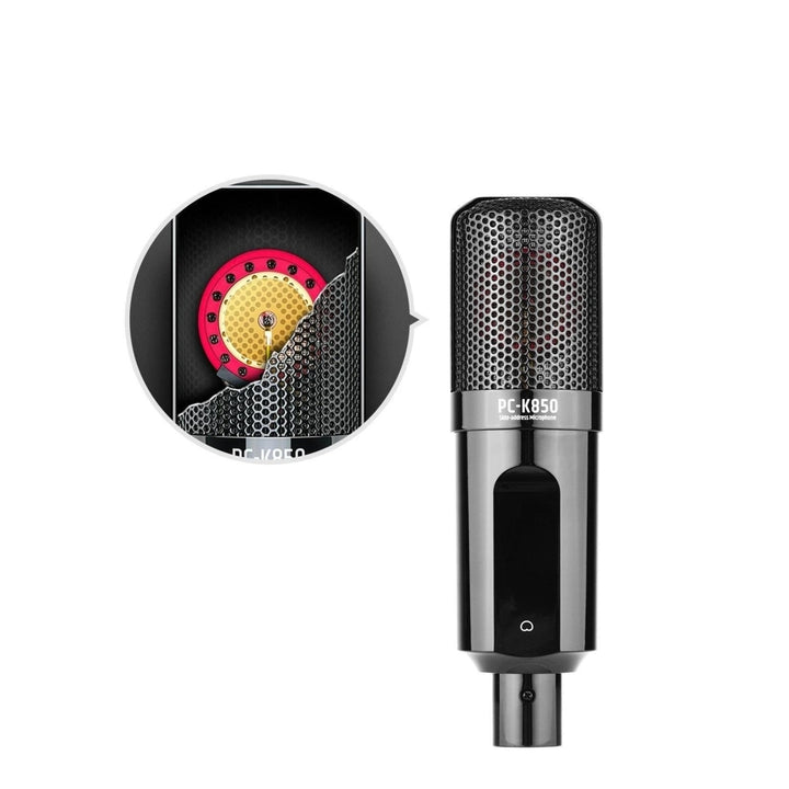 Side-Address Recording Microphone Cardioid Pickup Pattern Wired Condenser Mic Image 4