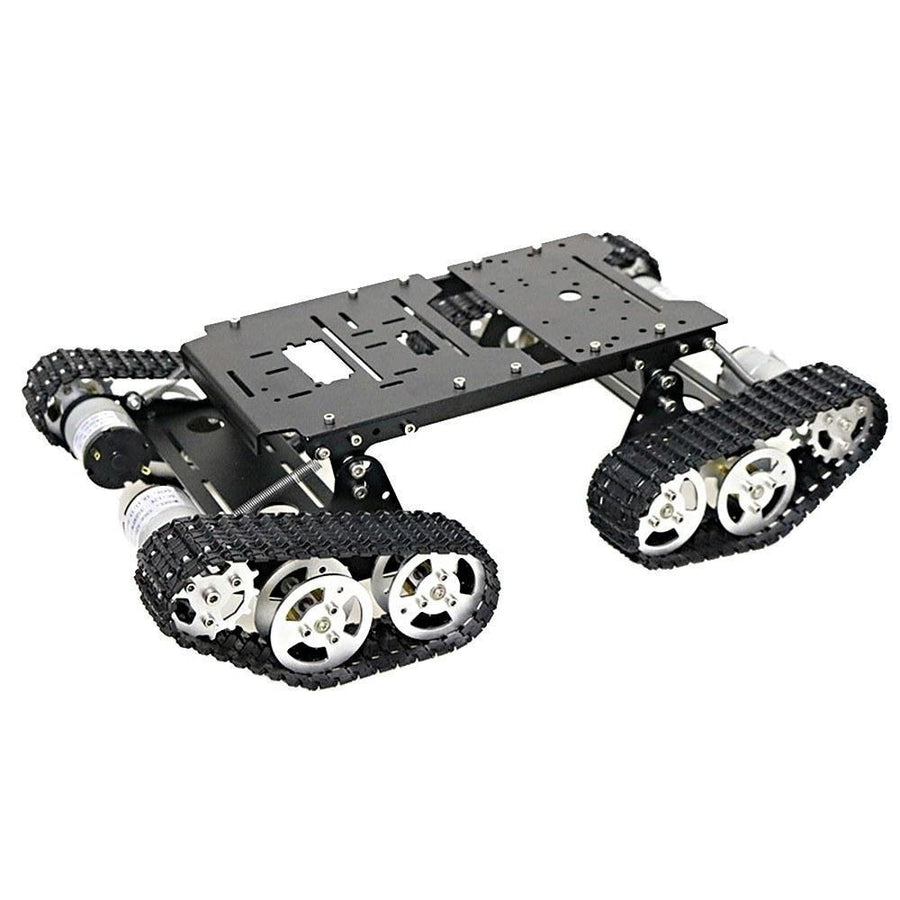 Smart Car Robot 4WD Shock Absorbing Robotic Tank Chassis Kit Image 1
