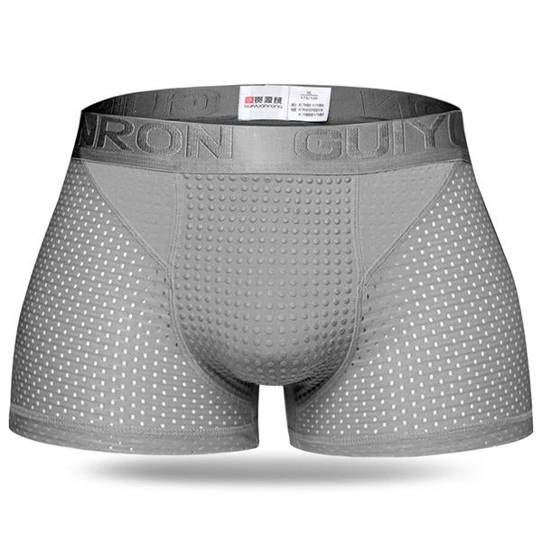 Mens Ice Silk Mesh Magnetic Therapy Health Care Underwear Image 4