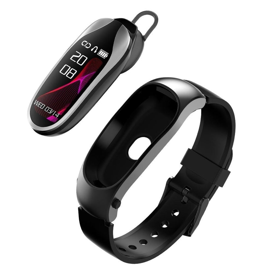 Smart Watch Smart Bracelet Wristband with Headset Activity Image 1