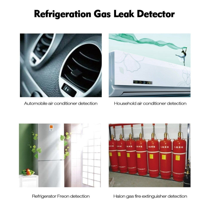 Refrigeration Gas Leak Detector Freon Tester Portable Halogen Leakage Checker with High Sensitivity for Car Air Image 6