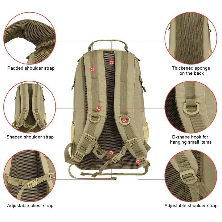 25L Outdoor Sport Backpack Tactical Pack Travel Bag Image 8